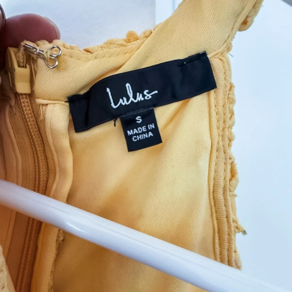 Lulus Yellow Dress - Picture 2 of 2